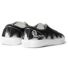 MAISON MARGIELA - Vandal Tabi Painted Canvas Sneakers - Black