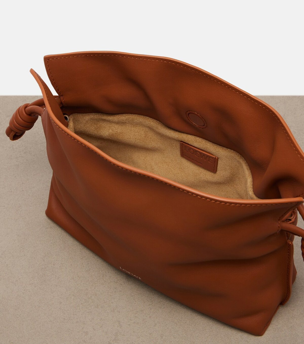 Loewe Flamenco Mini leather clutch