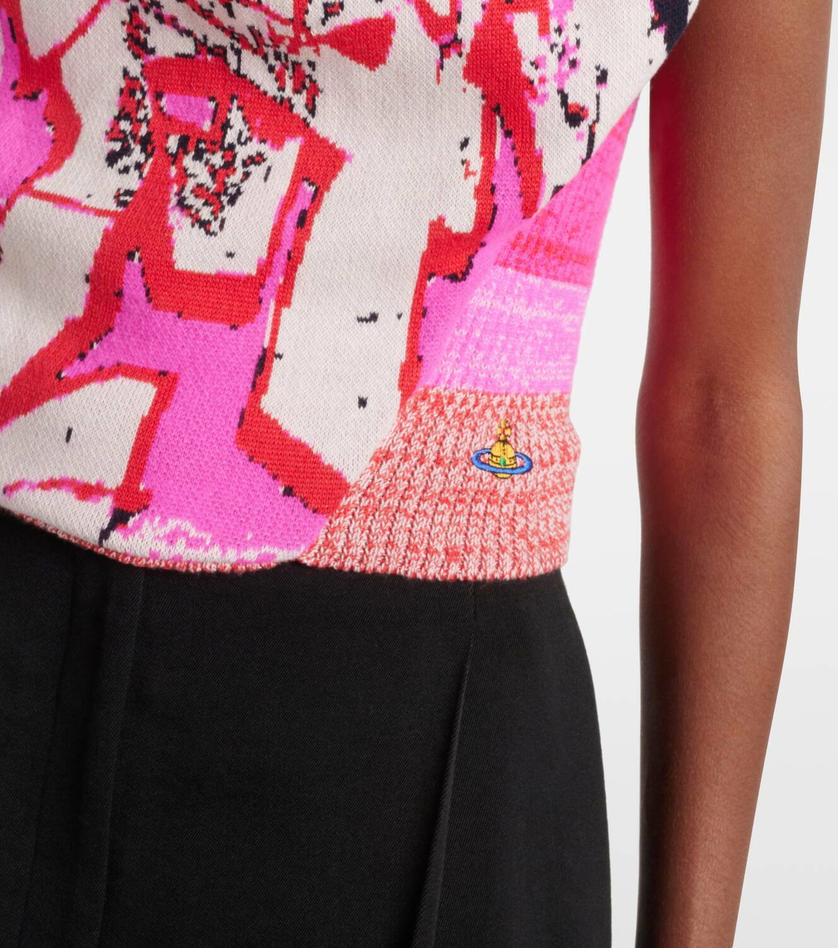 VivienneWestwood ニットコルセットGraffiti Bodice Vivienne Westwood Women's' Graffiti Bodice in Red | LN-CC®