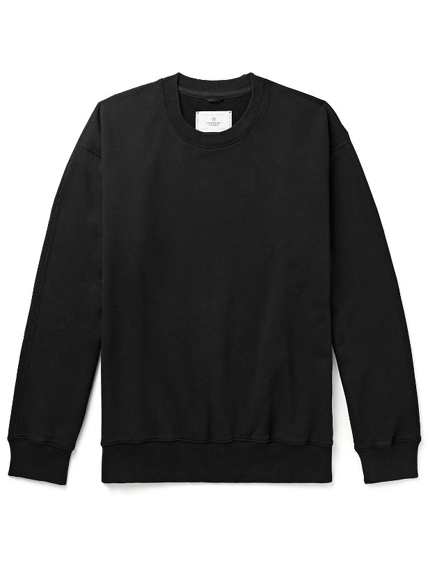 Photo: Reigning Champ - Cotton-Jersey Sweatshirt - Black