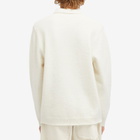 Percival Men's Rugby Mohair Polo in Ecru