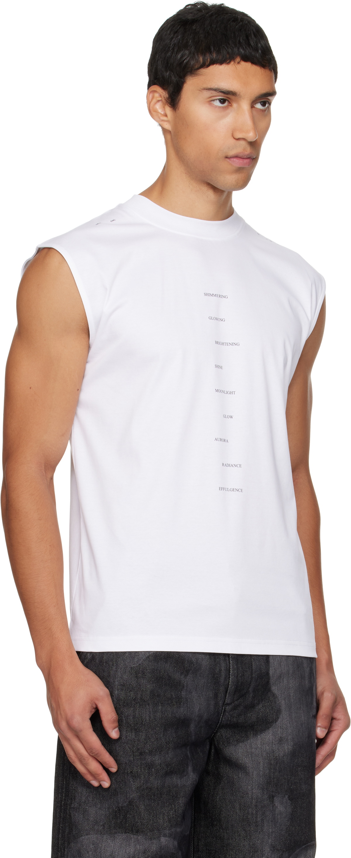 HELIOT EMIL White Effulgence Tank Top