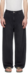 Solid Homme Navy Curved Jeans