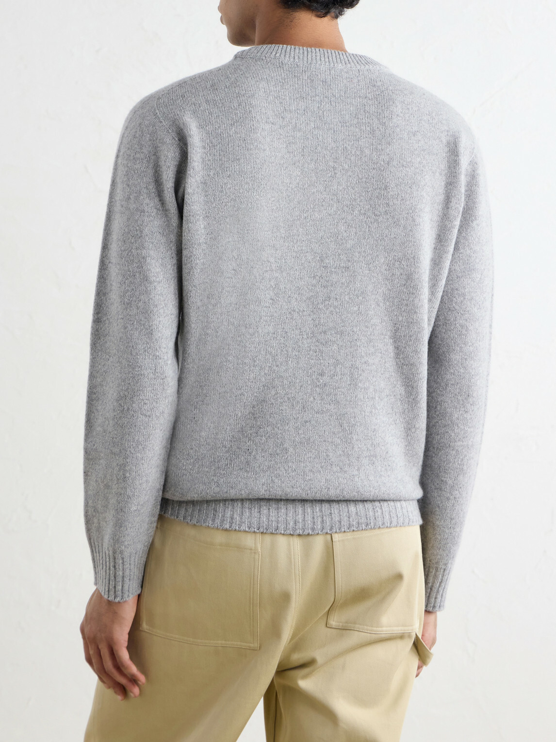 Altea - Wool and Cashmere-Blend Sweater - Gray