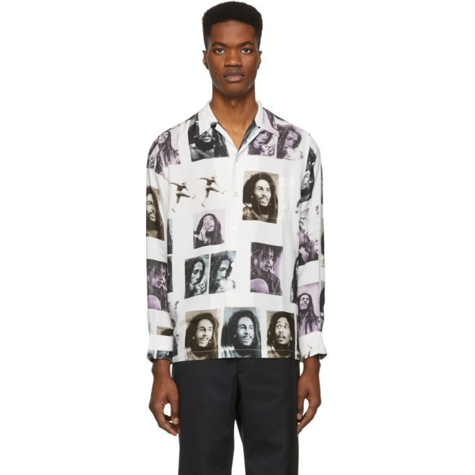 Photo: Wacko Maria Multicolor Bob Marley Edition Hawaiian Shirt