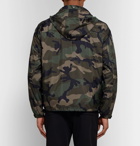 Valentino - Camouflage-Print Shell Hooded Jacket - Men - Army green