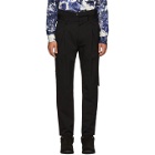 BED J.W. FORD Black High-Waisted Trousers