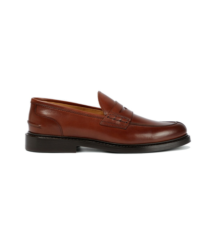 Photo: Brunello Cucinelli - Leather penny loafers