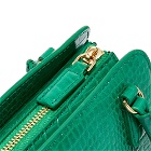 Poppy Lissiman Women's Crikey Faux Croc Top Handle Bag in Green Grass