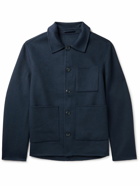 NN07 - Ansel Wool-Blend Felt Jacket - Blue