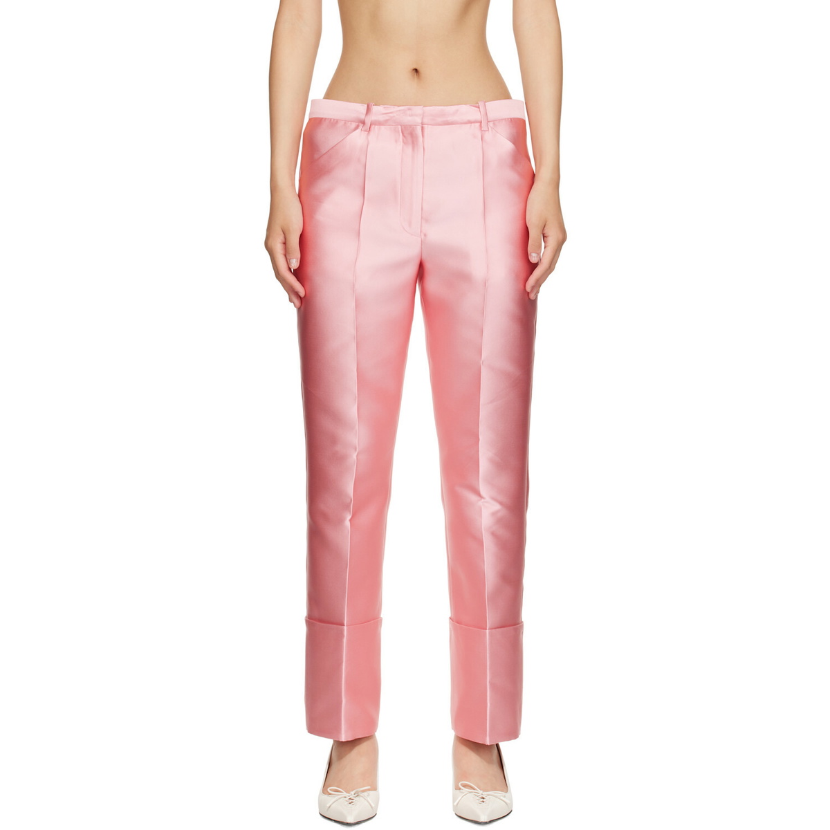 Calvin Klein Collection Pink Eva Trousers