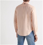 rag & bone - Tomlin Slim-Fit Button-Down Collar Linen, Cotton and Lyocell-Blend Shirt - Orange