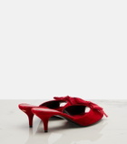 Valentino Garavani Marie A bow-detail velvet mules