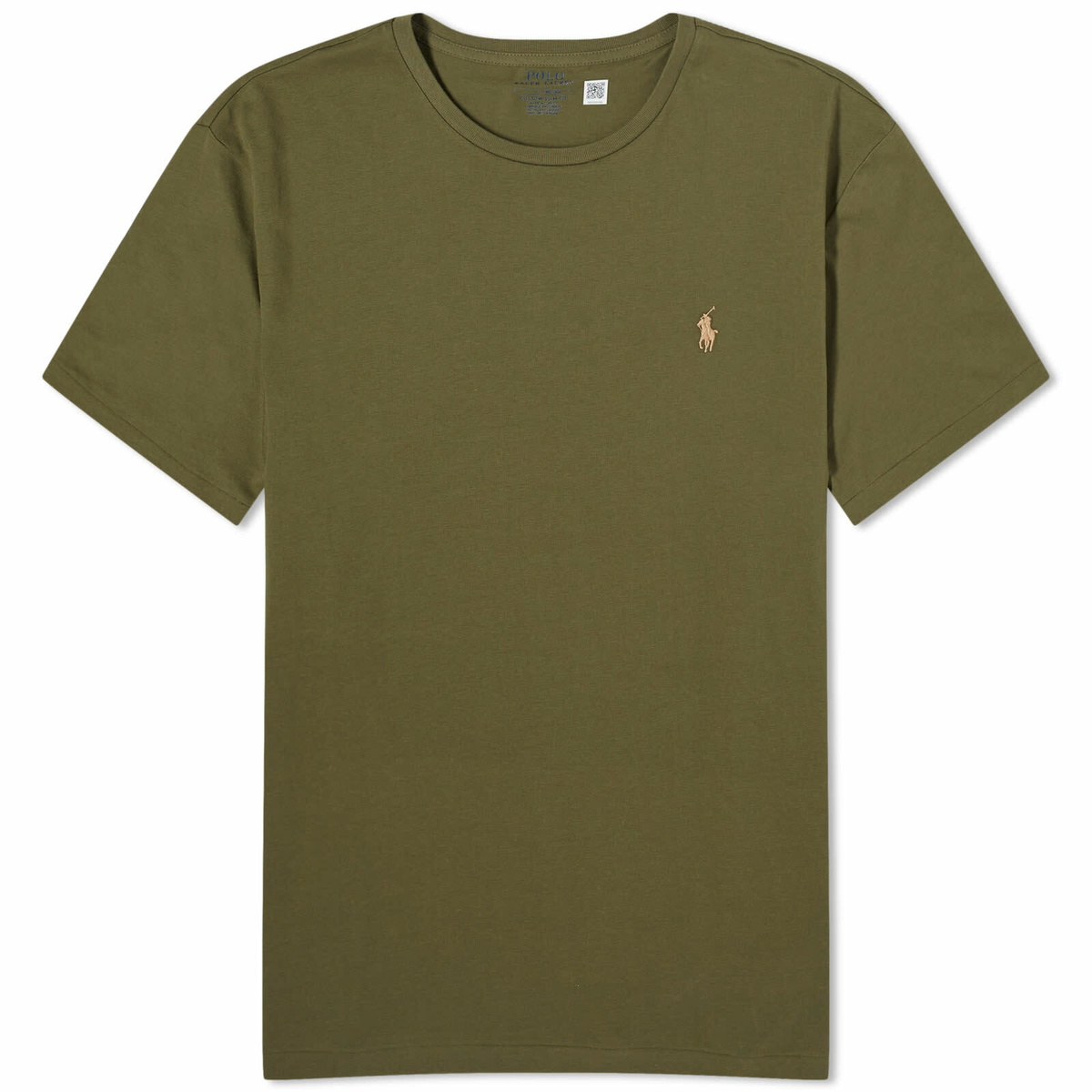 Tシャツ・カットソー Ralph Lauren SS24 POLO DARK SAGE (710536856 352) Polo Ralph Lauren Men's Custom Fit T-Shirt in Dark Sage Polo