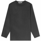 AFFXWRKS Men's Long Sleeve Standardised Pocked T-Shirt in Black