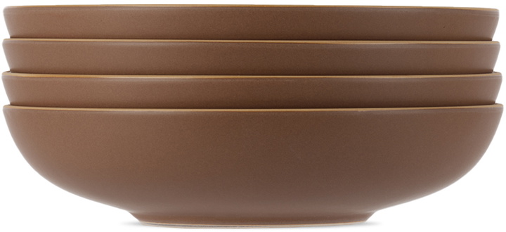 Photo: Lineage Ceramics Black Deep Dinner Plate, 4 pcs
