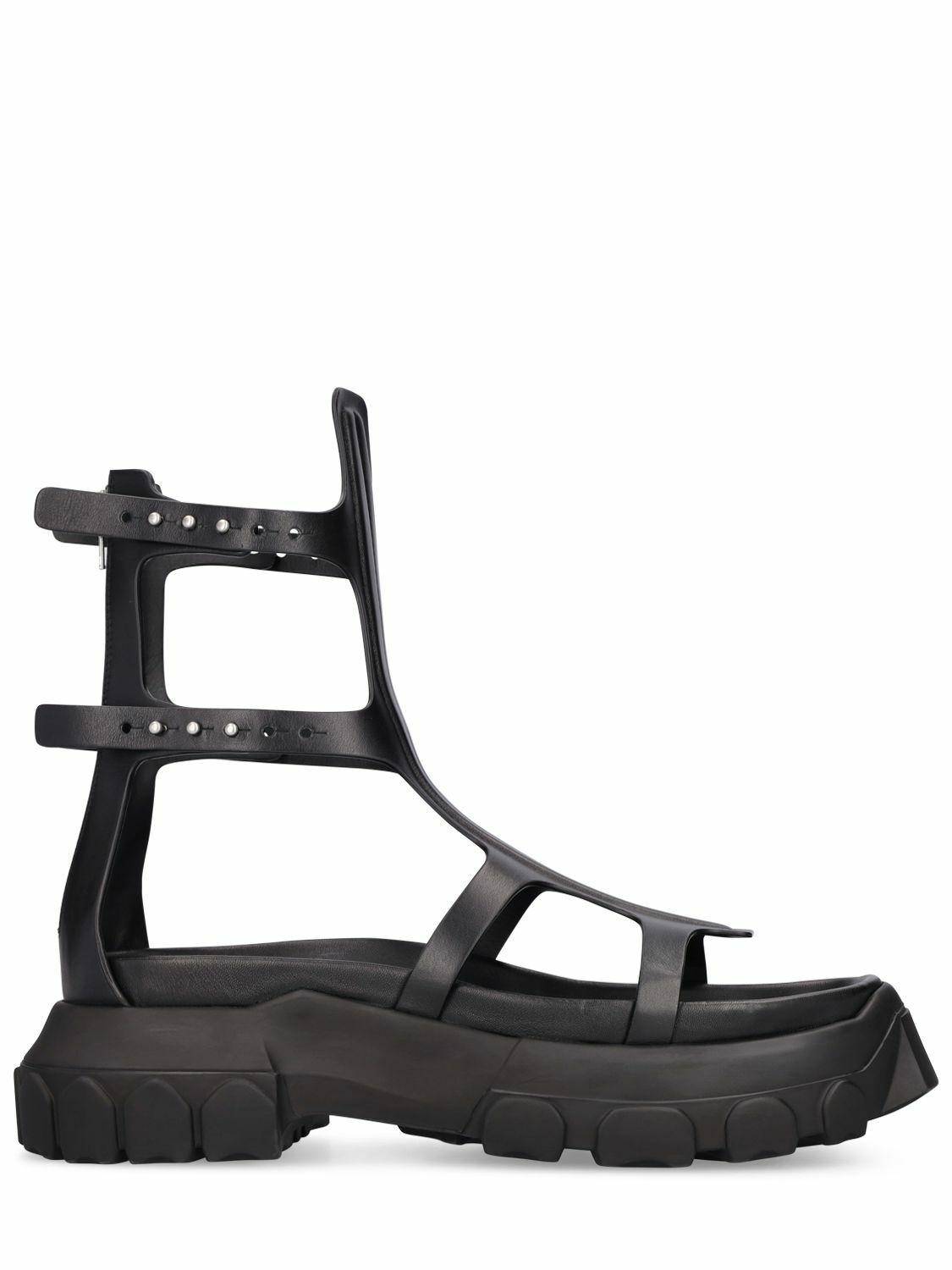 RICK OWENS - Tractor Leather Sandals Rick Owens