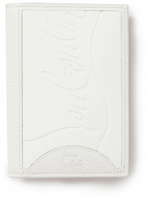 Photo: Christian Louboutin - Logo-Debossed Rubber and Full-Grain Leather Bifold Cardholder