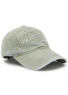 Acne Studios Logo-embroidered Cotton cap - Grey - One Size
