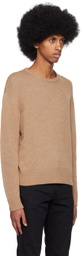John Elliott Tan High Twist Sweater