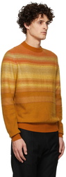 Loro Piana Orange Oban Crewneck Sweater