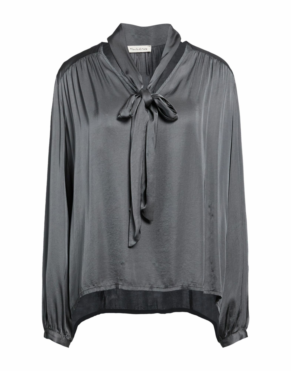 Manila Grace Womens Top in Grey