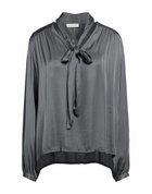 Manila Grace Womens Top in Grey