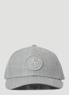 Embroidered-Logo Cap in Grey