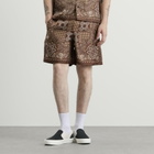 Amiri Men's MA Check Short in Tobacco