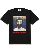 Endless Joy - El Diablo Printed Organic Cotton-Jersey T-Shirt - Black