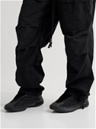 adidas Originals - Yeezy QNTM Primeknit, Mesh and Nubuck Sneakers - Black