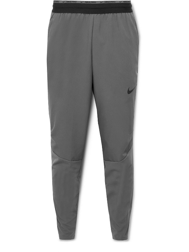 Photo: Nike Training - Pro Tapered Dri-FIT Sweatpants - Gray