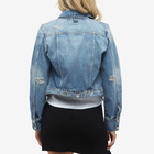 Courreges Women's Courrèges Denim Zip Jacket in Blue