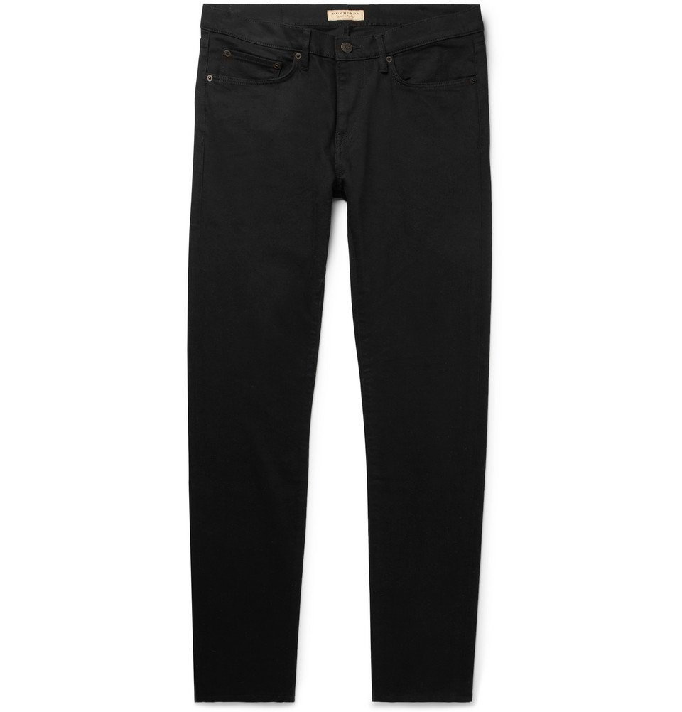Straight jeans Burberry Black size 32 US in Cotton  34121661