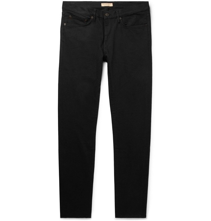 Photo: Burberry - Slim-Fit Stretch-Denim Jeans - Men - Black