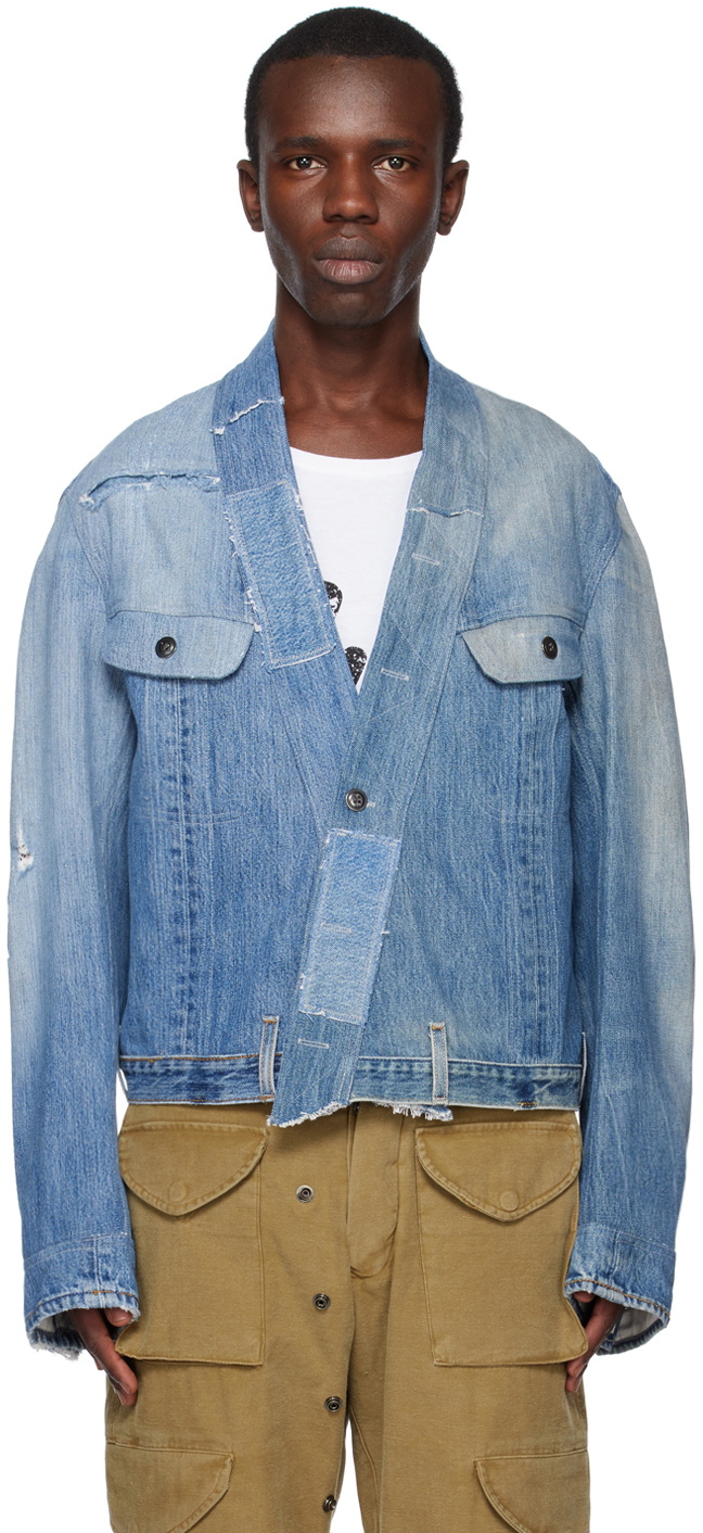 Greg lauren shop denim jacket