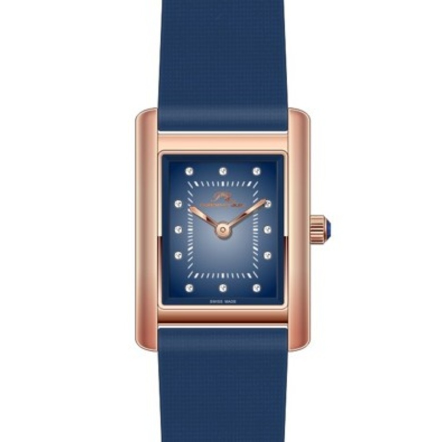 Porsamo Bleu Karolina Quartz Diamond Blue Dial Ladies Watch 1085BKAL