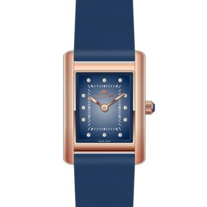 Photo: Porsamo Bleu Karolina Quartz Diamond Blue Dial Ladies Watch 1085BKAL