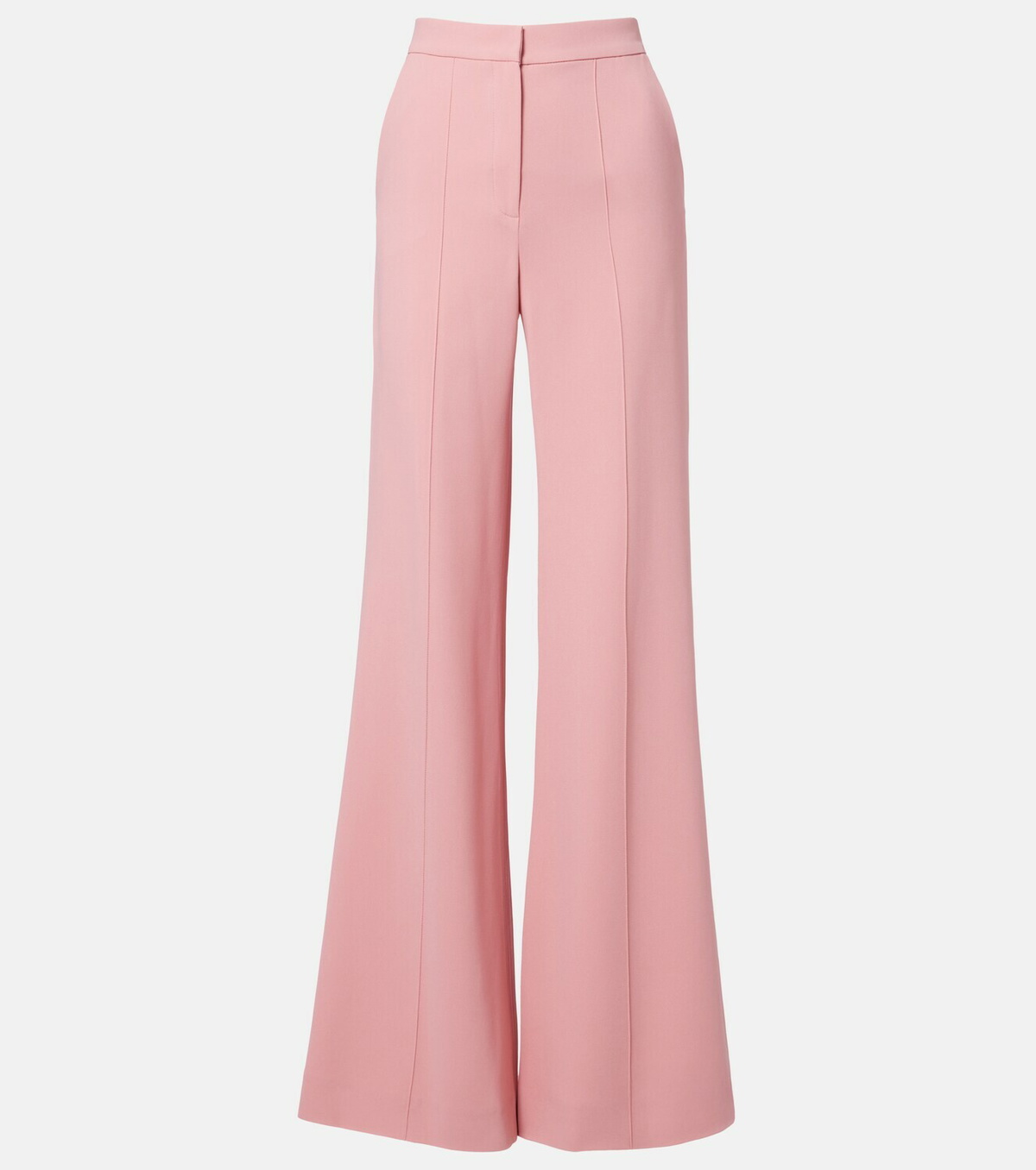 Elie Saab High-rise cady wide-leg pants