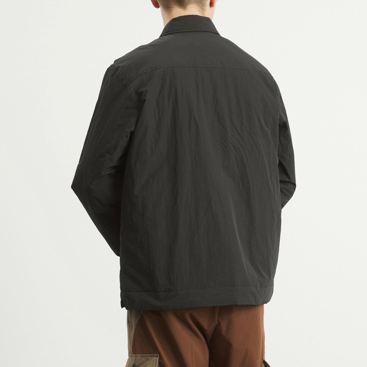 KA_YO_Prototype Men's Insulated Overshirt in Black