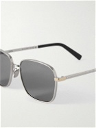 Dior Eyewear - CD Diamond S4U Aviator-Style Silver-Tone Sunglasses