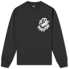 LMC Men's Long Sleeve Thorns Fantasy T-Shirt in Black