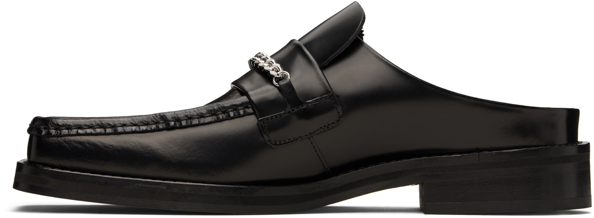Martine Rose Black Square Toe Mules