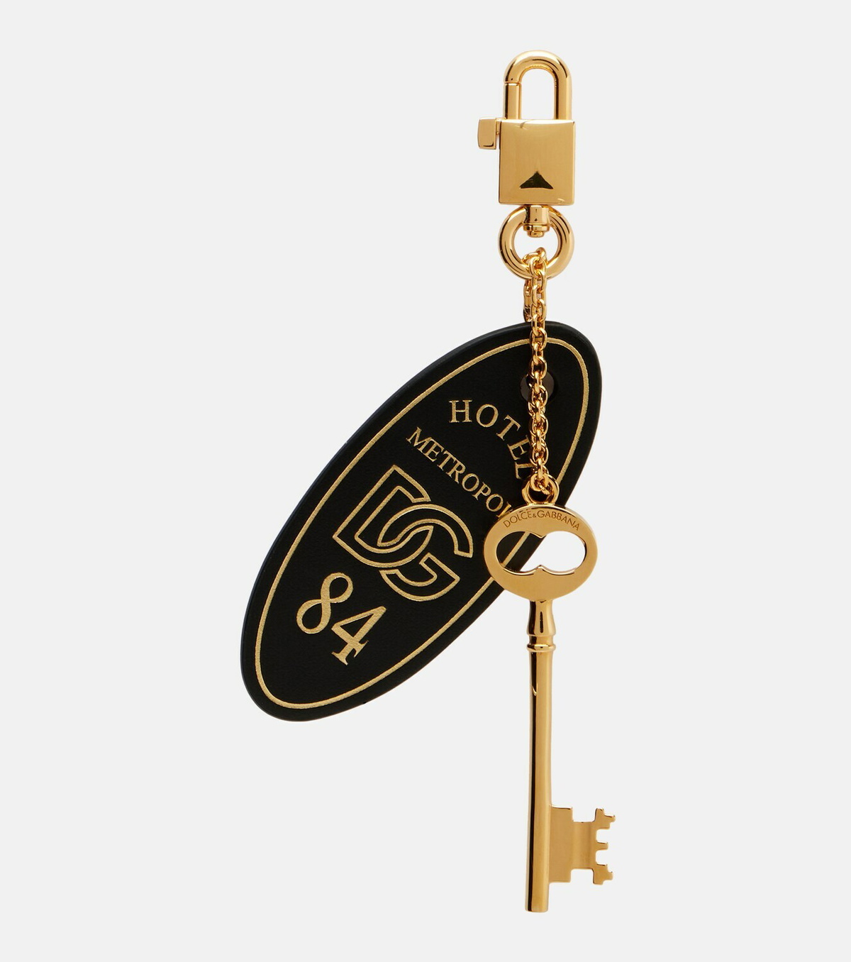 Dolce&Gabbana Leather-trimmed bag charm