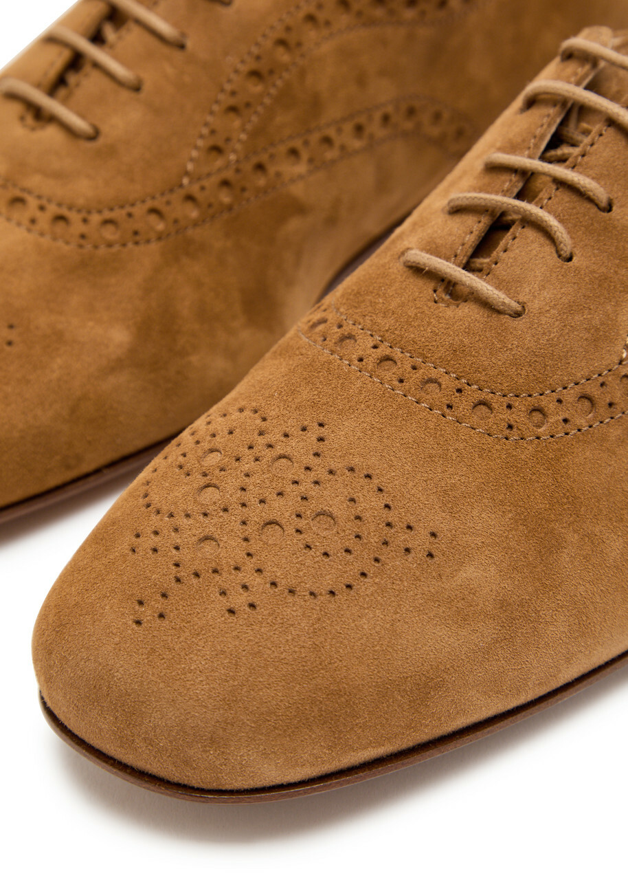Church's Rebecca Suede Derby Shoes Brown