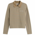 Samsøe Samsøe Women's Sadonell Polo in Lead Stripe