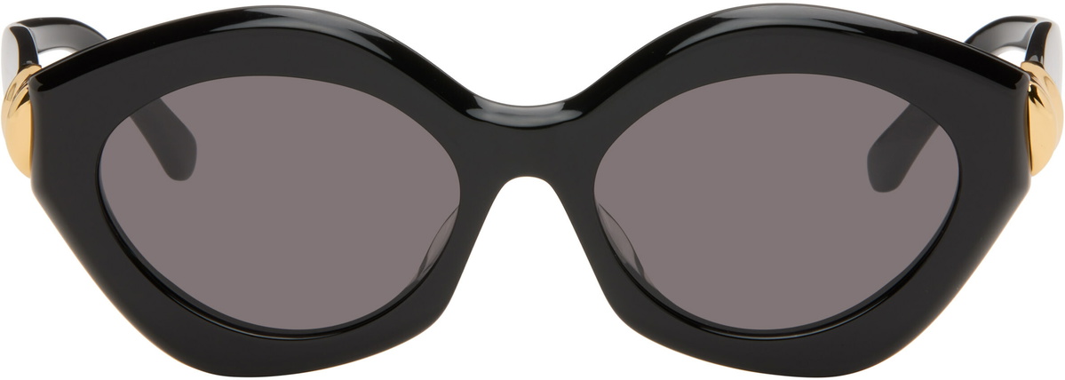 LOEWE Black Coil Cateye Sunglasses
