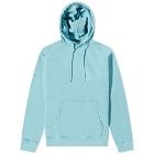 Colorful Standard Men's Classic Organic Popover Hoody in Teal Blue