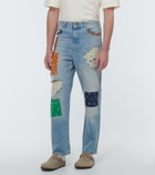 Alanui - Patchwork wide-leg jeans