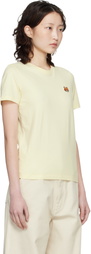Maison Kitsuné Yellow Fox Head Regular T-shirt